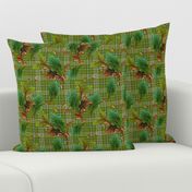 Kinlock Forest Tartan in bracken green