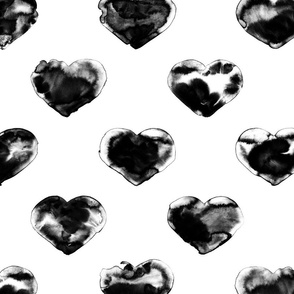 heart 5 – black white