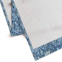 Navy, Blue and Grey Art Deco Pattern