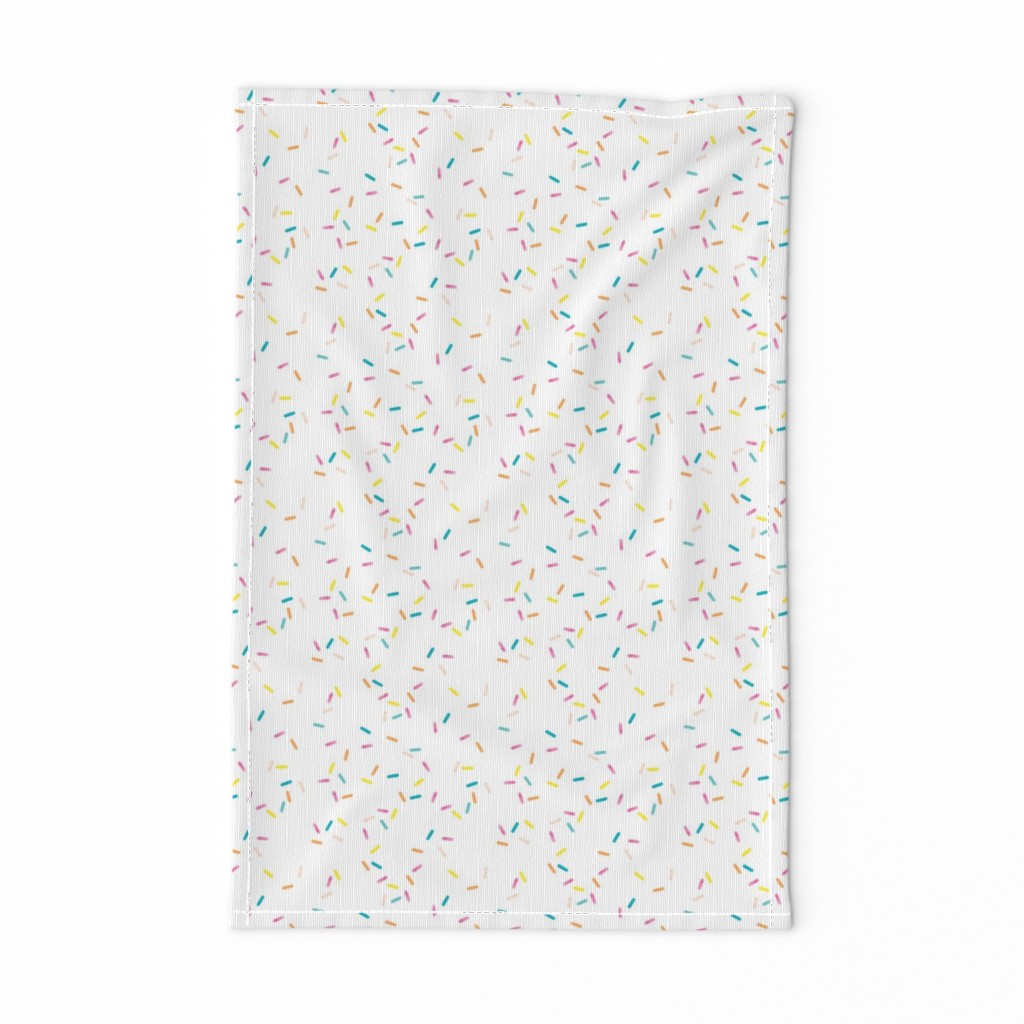 Colorful geometric sprinkles and confetti birthday theme abstract watercolor detailed pattern