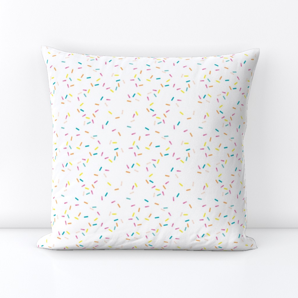 Colorful geometric sprinkles and confetti birthday theme abstract watercolor detailed pattern