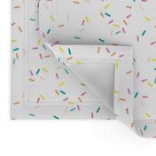 Colorful geometric sprinkles and confetti birthday theme abstract watercolor detailed pattern