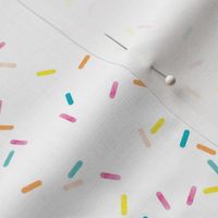 Colorful geometric sprinkles and confetti birthday theme abstract watercolor detailed pattern