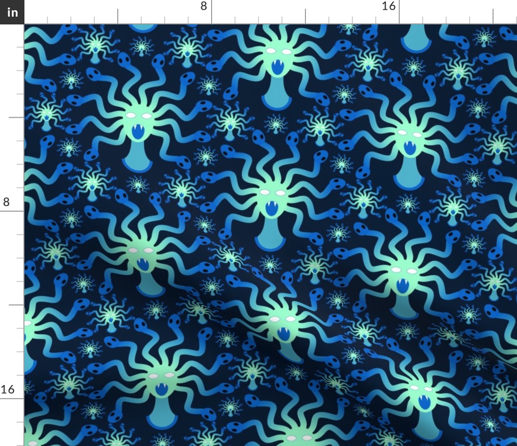 04447331 : medusa head 6 : blue