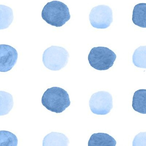 Pale Blue Polka Dots