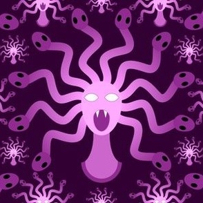 04449721 : medusa head 6 : magenta