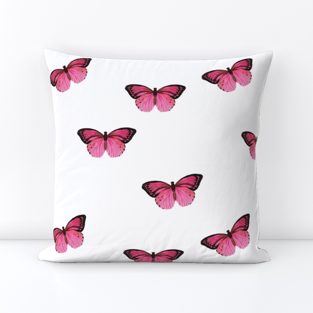 Botanical Butterflies, Pink