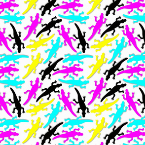 cmyk lizards