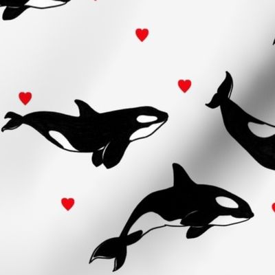 Killer Whales + Hearts