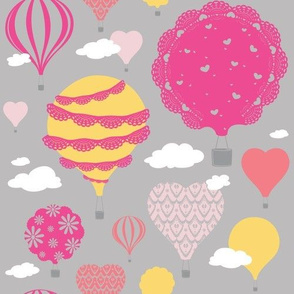 Doily Balloons (Pink)