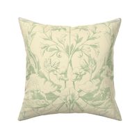 Floral Damask ~ Beurre Blanc