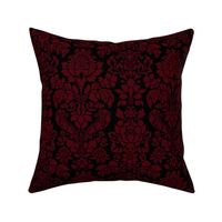 Balmoral Damask ~ Regina Linen on Black