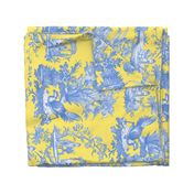 Chinoiserie Toile ~ Provence ~ Border ~ Retreat on Citron Presse'