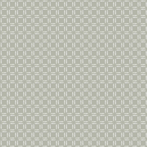 Grassy Checker - Grey White