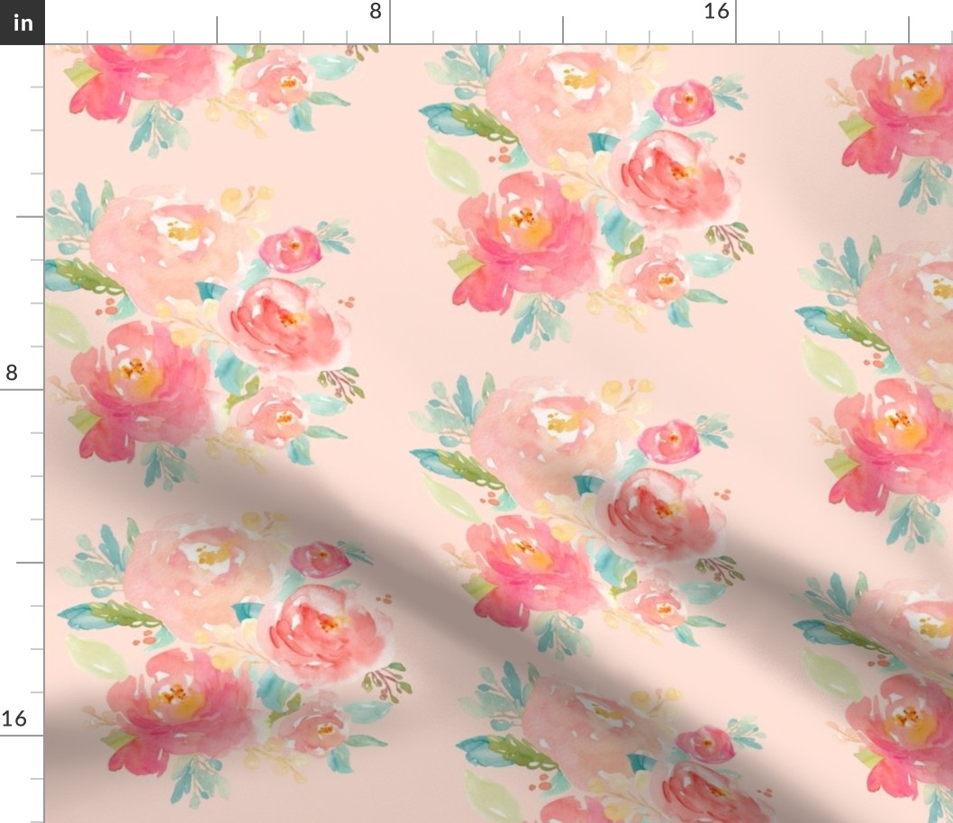 Floral Sweet Pastel in Pink