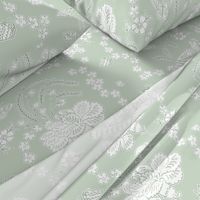 Edith Swan Neck Toile basil