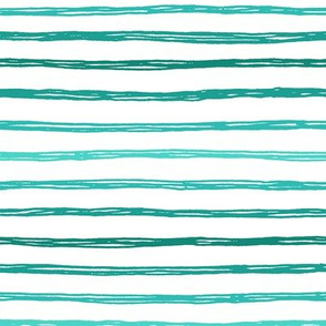 Freehand Lines in Turquoise