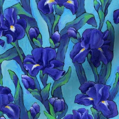 Indigo Irises