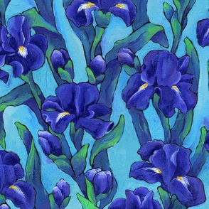 Indigo Irises