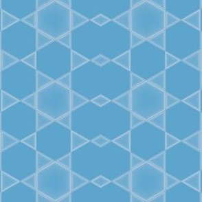 Blue Diamonds Geometric