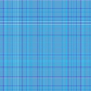 Subtle Blue Plaid