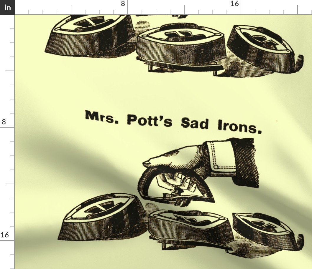 Mrs. Pott's Sad Irons