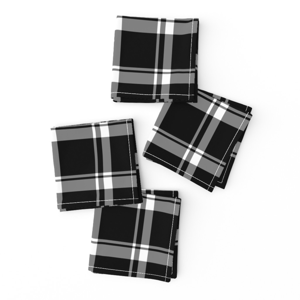 Black and White Plaid 2