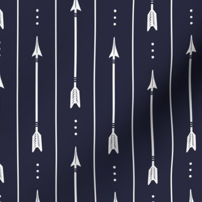 Navy Arrows and Stripes