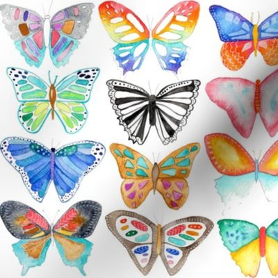 Watercolour Butterflies
