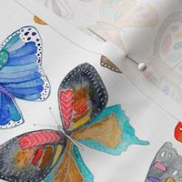 Watercolour Butterflies