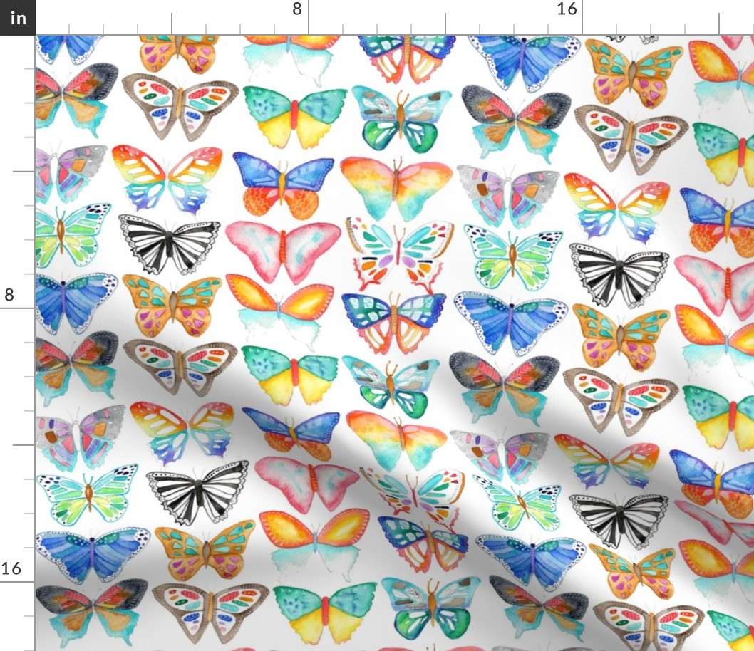 Watercolour Butterflies