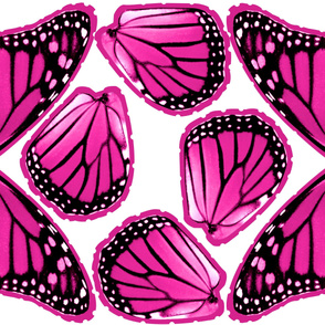 Pink Monarch Butterfly Costume Wings