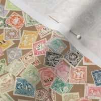 Late 19th Century Stamps ~ Milky Tea 