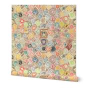 Late 19th Century Stamps ~ Persephone Linen Luxe 