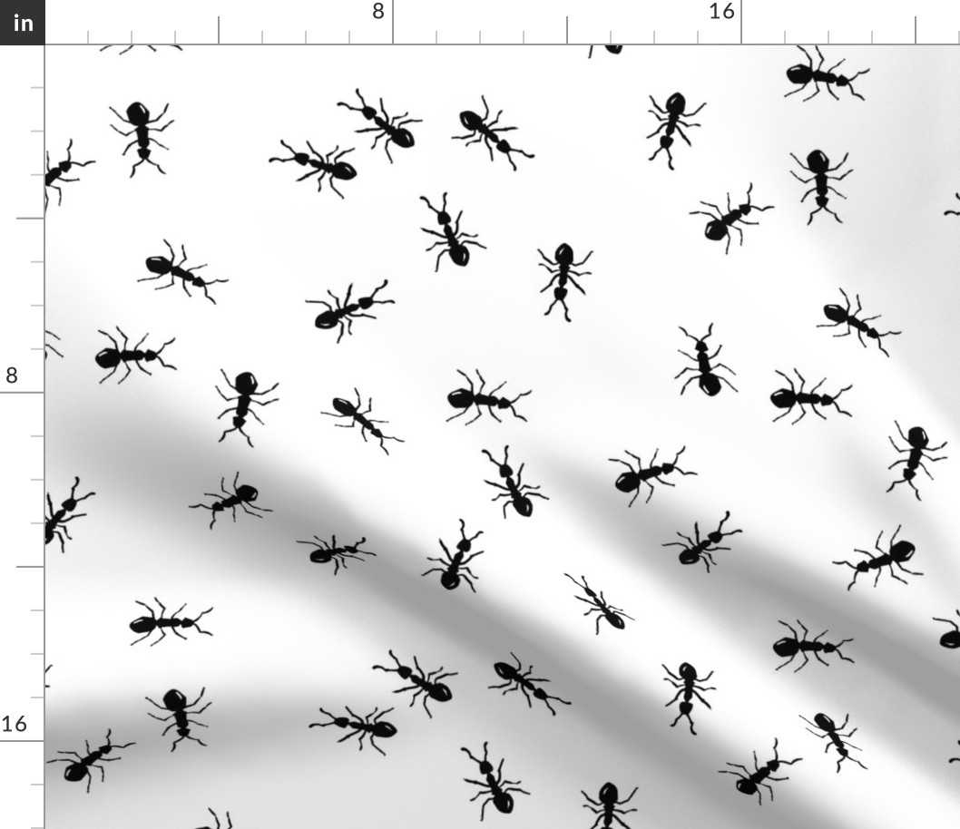 ants marching - large scale