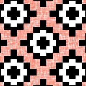 Coral weave West by Southwest (limited palette)  by Su_G_©SuSchaefer