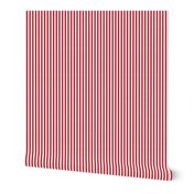 smaller Popcorn stripe, Christmascolors red