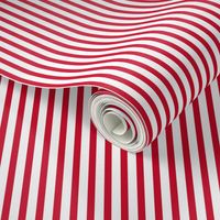 smaller Popcorn stripe, Christmascolors red