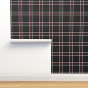 [Traditional Style] Persona 5 Shujin High School Uniform Plaid (Black/Red/White)