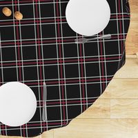 [Traditional Style] Persona 5 Shujin High School Uniform Plaid (Black/Red/White)