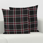 [Traditional Style] Persona 5 Shujin High School Uniform Plaid (Black/Red/White)