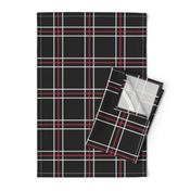 [Traditional Style] Persona 5 Shujin High School Uniform Plaid (Black/Red/White)