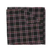 [Traditional Style] Persona 5 Shujin High School Uniform Plaid (Black/Red/White)