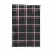 [Traditional Style] Persona 5 Shujin High School Uniform Plaid (Black/Red/White)