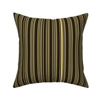 Steampunk Barcode Stripe in Brown and Gold