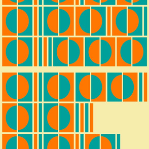 complex Vasarely inspired code pattern