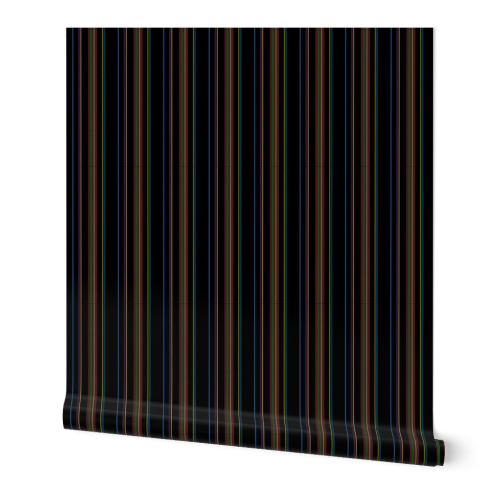 Vertical Stripes Dusky Colors