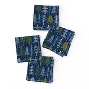 Oh' Christmas Tree - Navy Blue Regular Scale