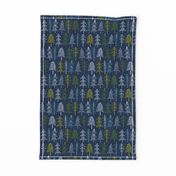 Oh' Christmas Tree - Navy Blue Regular Scale