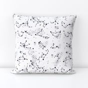Zodiac Constellations in Moonbeam White